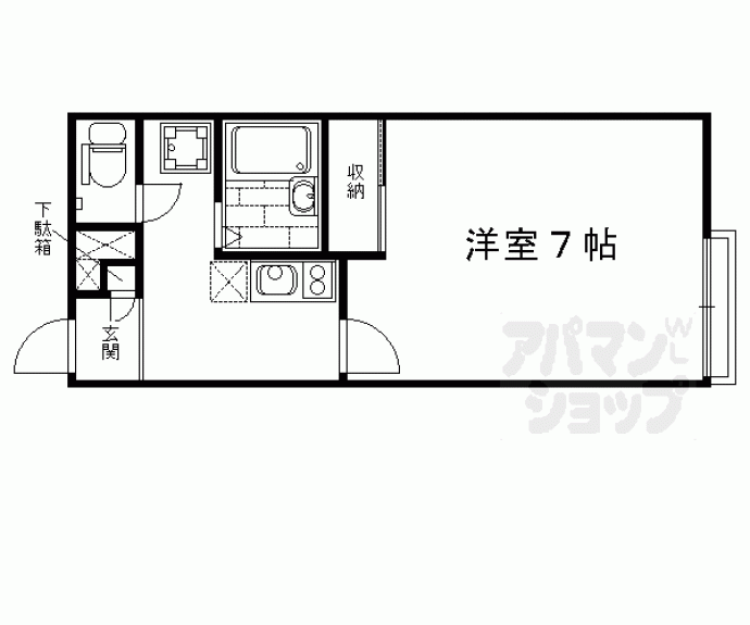 【レオパレス久世大築】間取