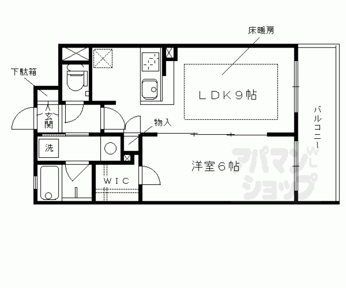 【エステムプラザ京都聚楽第雅邸】間取