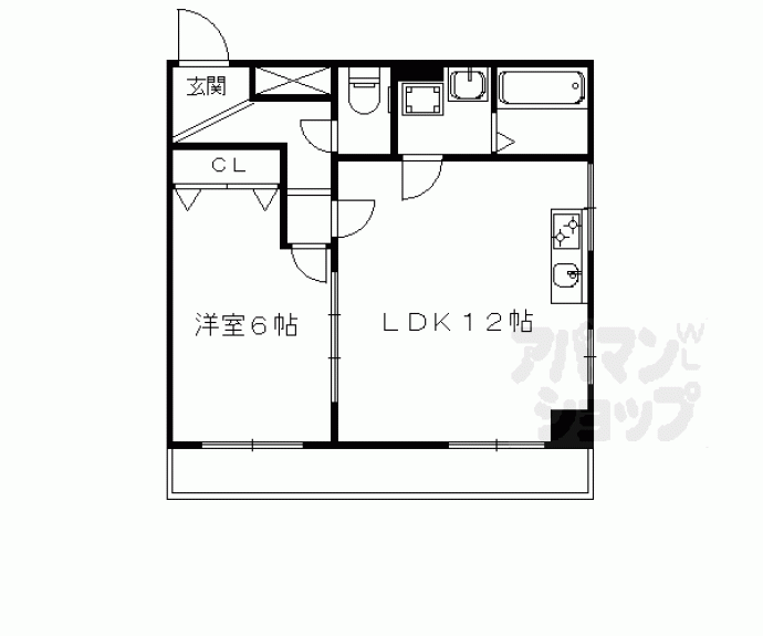【松風マンション】間取