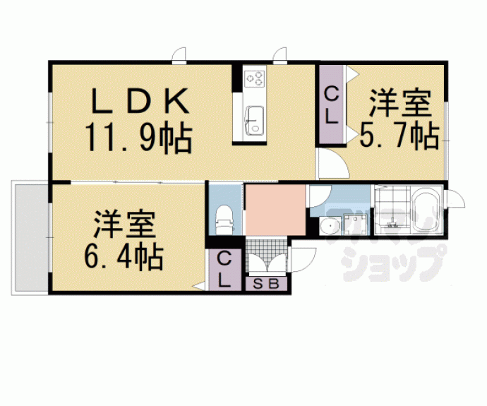 【コンフォール　ドミール】間取