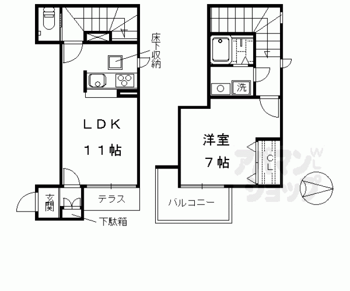 【シャーメゾン花水木】間取