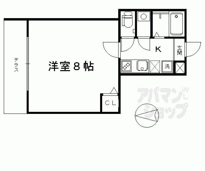 【ＡＱＵＡ　ＫＭ】間取