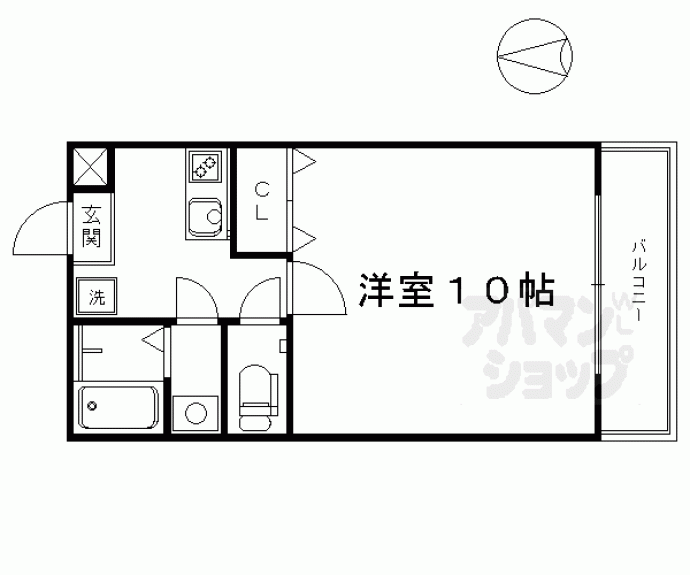 【ＡＱＵＡ　ＫＭ】間取