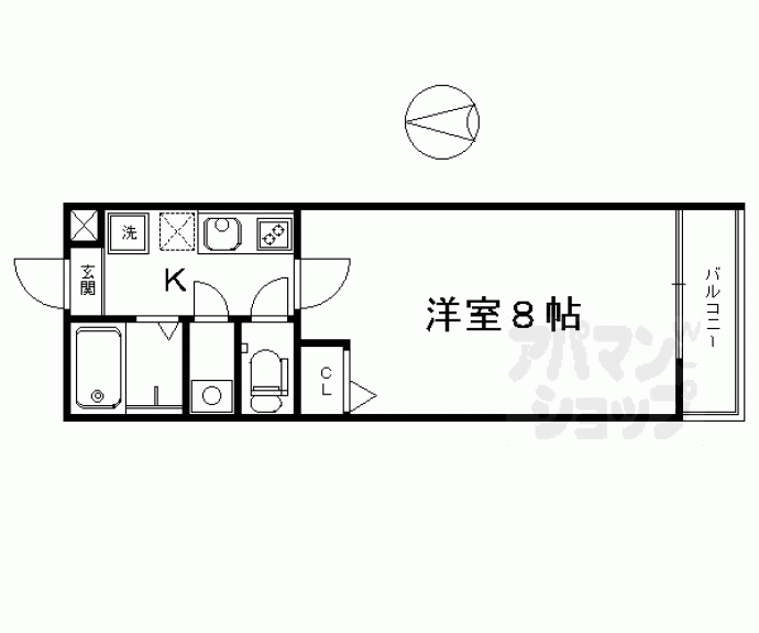 【ＡＱＵＡ　ＫＭ】間取