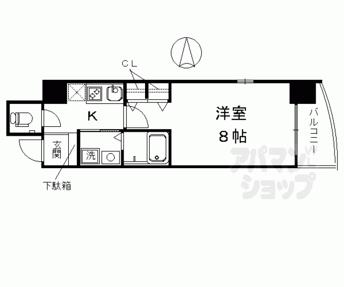 【レグゼスタ京都駅西】間取
