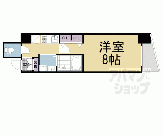 【レグゼスタ京都駅西】間取