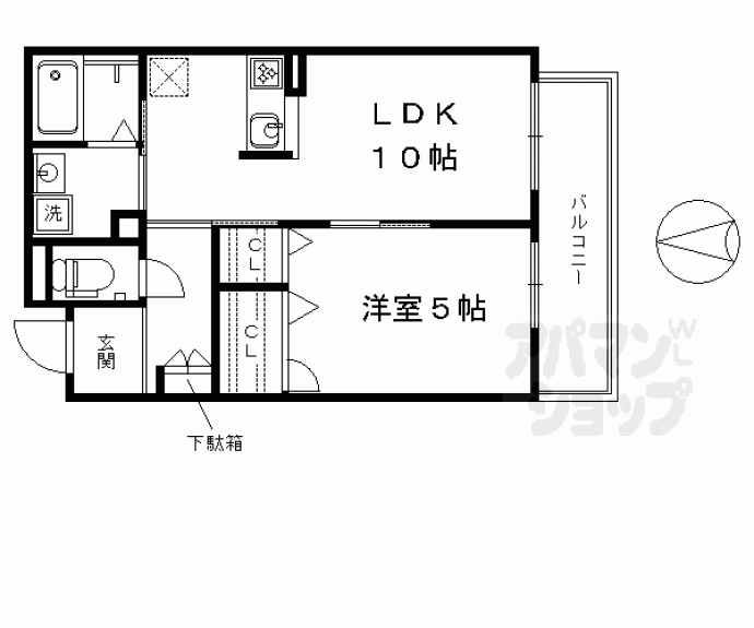 【シャーメゾン御前】間取