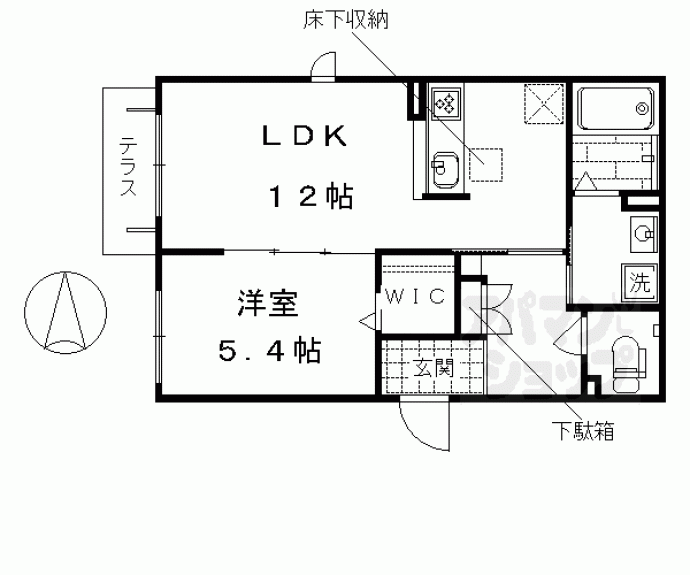 【シャーメゾン　リヴェール】間取