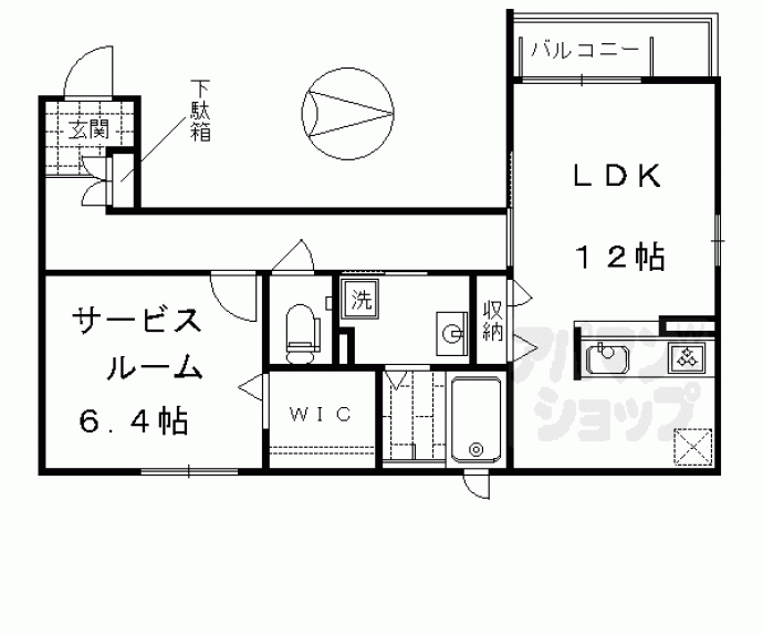 【シャーメゾン　リヴェール】間取
