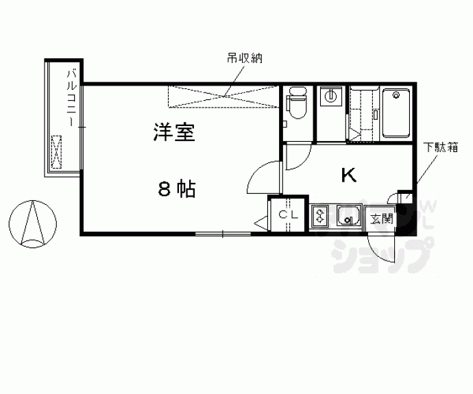 【アークリード三十三間堂】間取