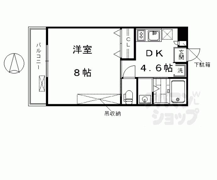 【アークリード三十三間堂】間取