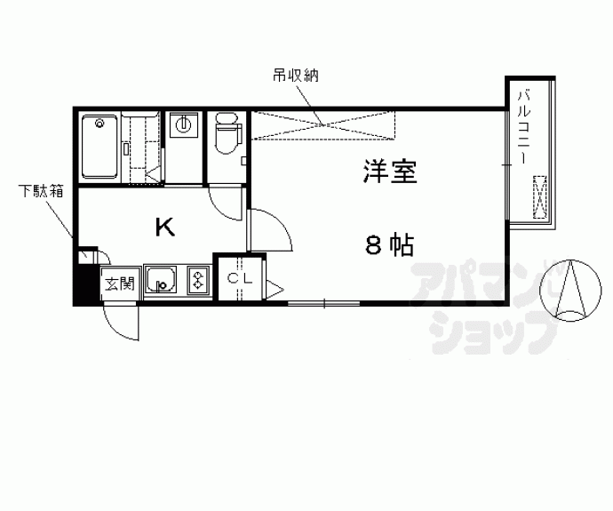 【アークリード三十三間堂】間取