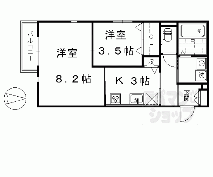 【アルページュ頌徳】間取