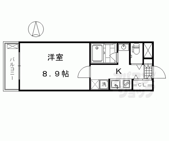 【サンモールコート十条】間取