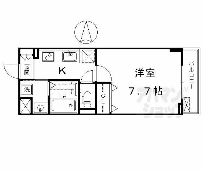 【ブライトマーチ　タナカ】間取
