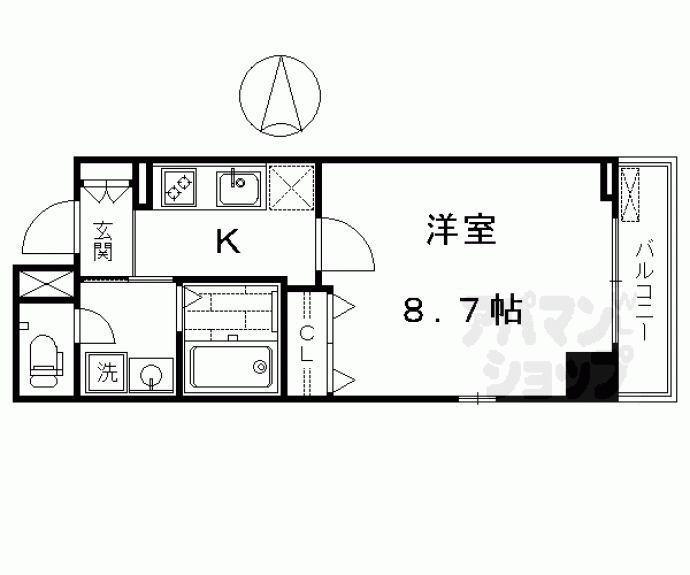 【ブライトマーチ　タナカ】間取