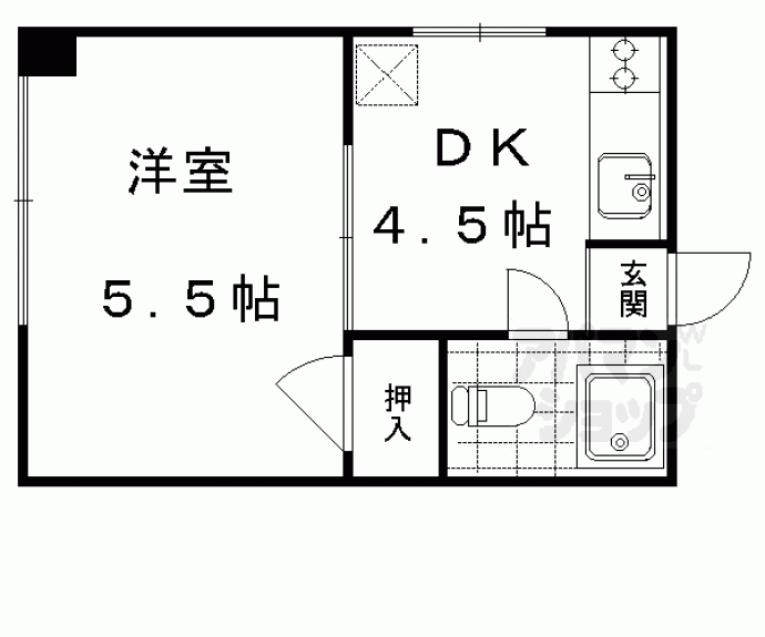 【本町マンション】間取