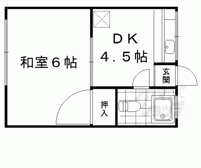【本町マンション】間取