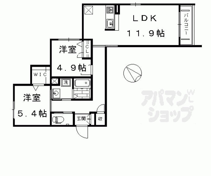 【シャーメゾン　シアラ】間取