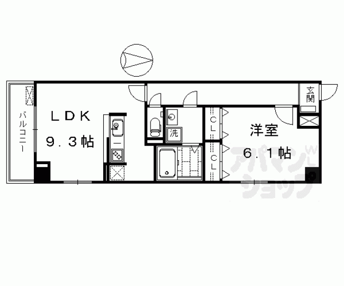 【リバーパーク】間取