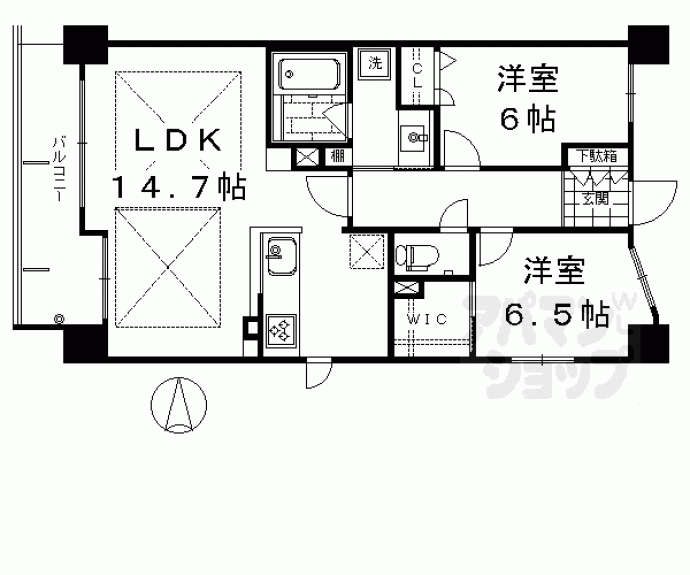 【エスリード京都洛南】間取