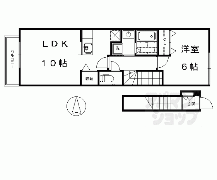 【サンエース・ユニ】間取