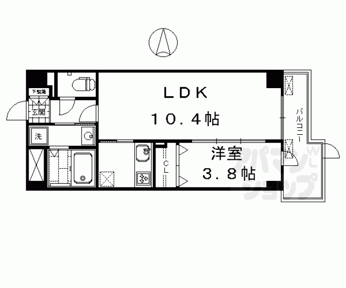 【ｉ・レジデンス京都南】間取