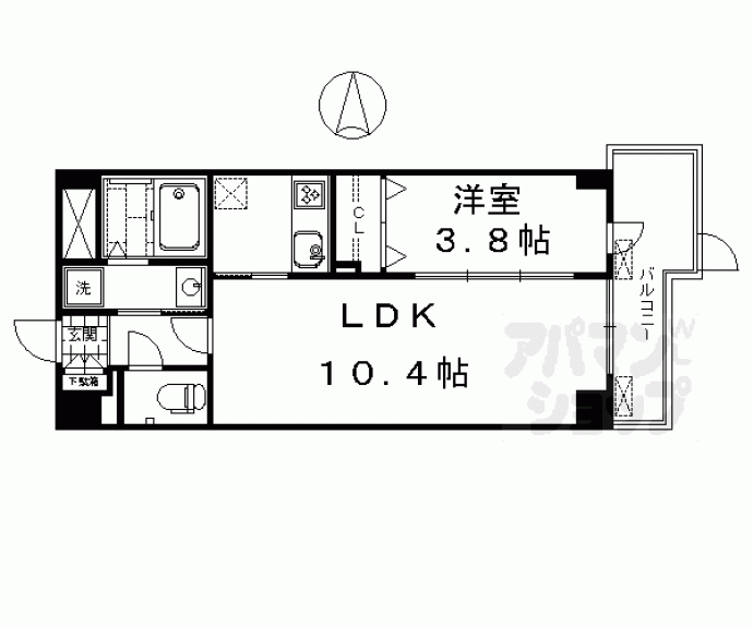 【ｉ・レジデンス京都南】間取