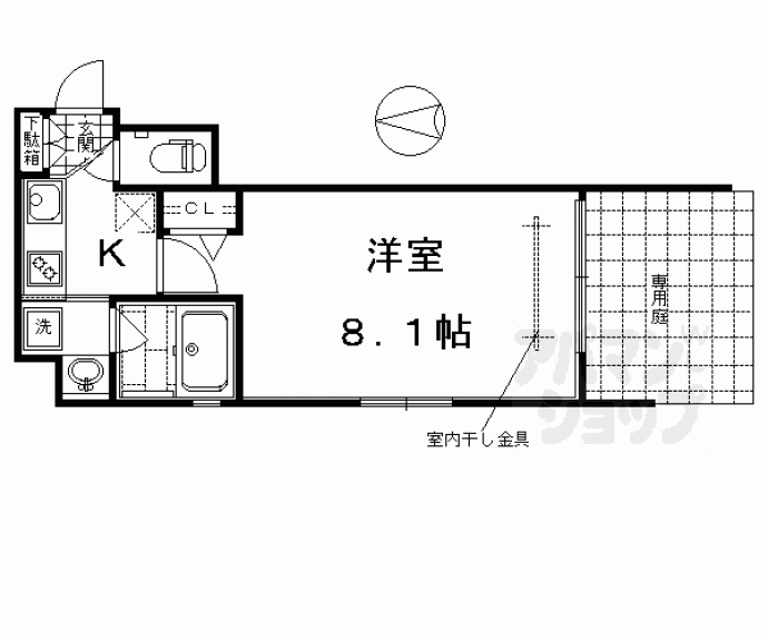 【Ｐｒｅｍｉｕｍ　Ｒｅｓｉｄｅｎｃｅ　Ｋｙｏｔｏ】間取