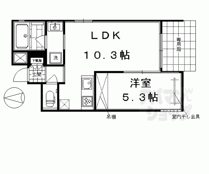 【Ｐｒｅｍｉｕｍ　Ｒｅｓｉｄｅｎｃｅ　Ｋｙｏｔｏ】間取
