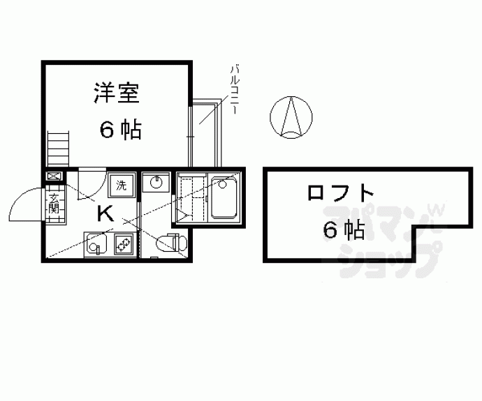 【KYOTO HOUSE羅城門】間取