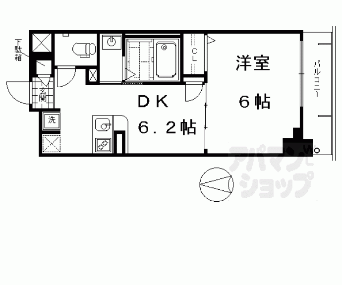【エステムプラザ京都ステーションレジデンシャル】間取