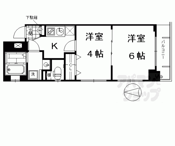 【エステムプラザ京都ステーションレジデンシャル】間取