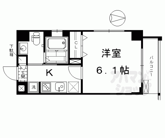 【エステムプラザ京都ステーションレジデンシャル】間取