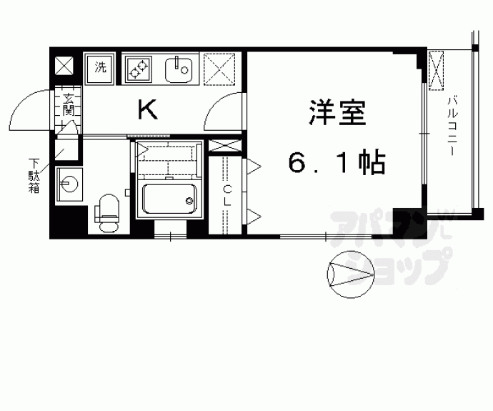 【エステムプラザ京都ステーションレジデンシャル】間取