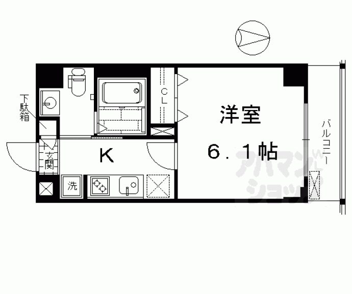 【エステムプラザ京都ステーションレジデンシャル】間取