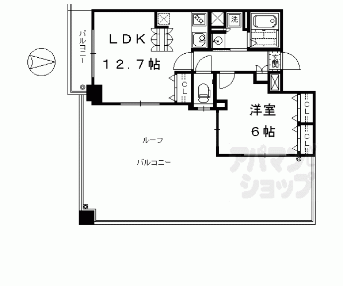 【エステムプラザ京都ステーションレジデンシャル】間取