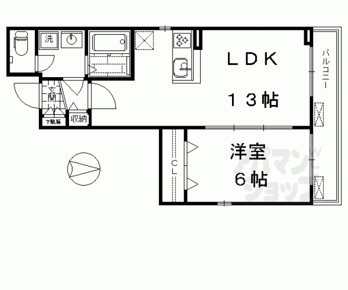【シティハウス都】間取