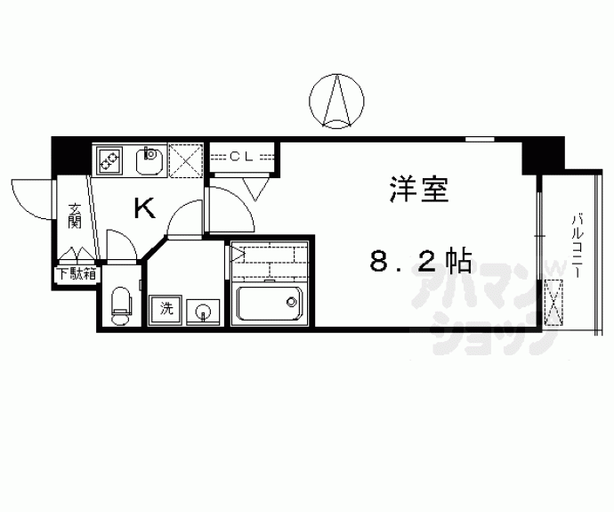 【サムティ京都西大路】間取