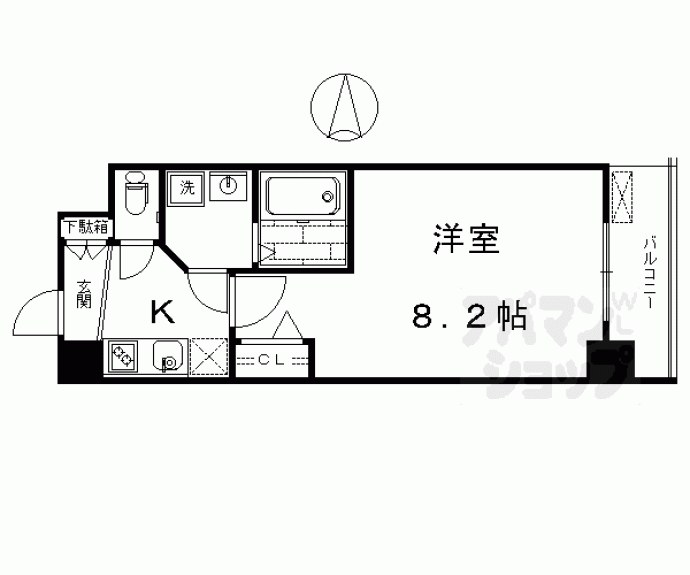 【サムティ京都西大路】間取