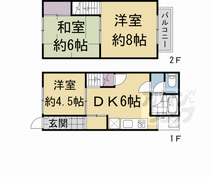 【紺屋町貸家】間取