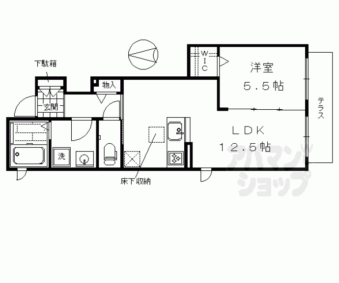 【シャーメゾンＴＯＲＡ】間取