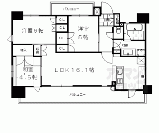 【ル・パルトネール京都丹波口】