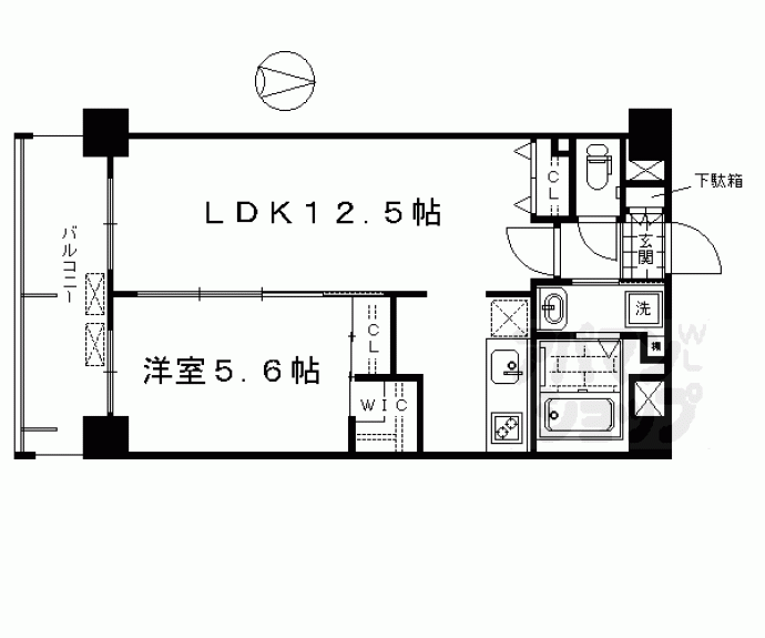 【サンクチュアリ桂川】間取
