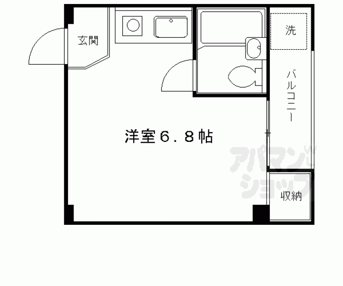 【鞍馬口西】間取