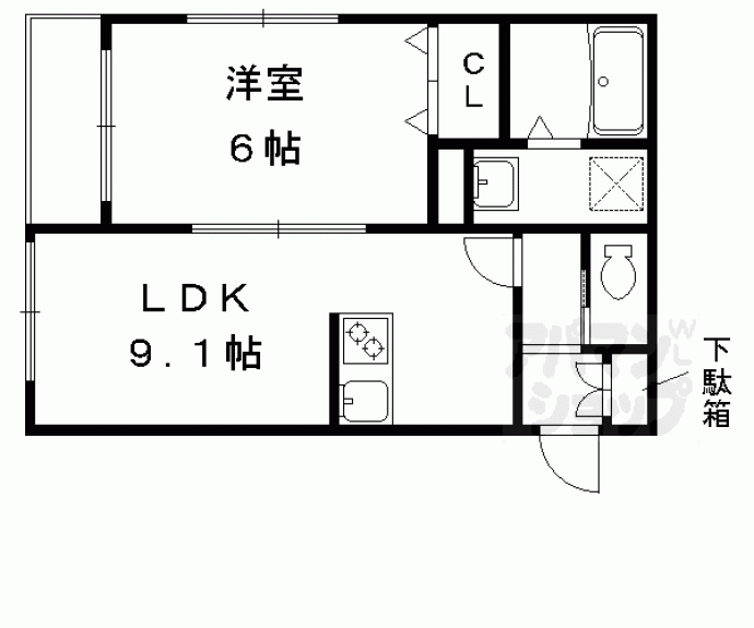【ラ・グレイス下鴨】間取