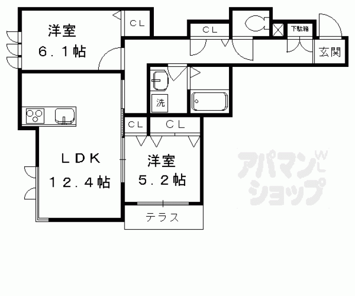 【コンフォール・ロシェ】間取