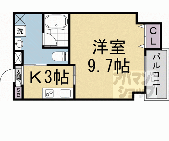 【ヴェルデ御所東】間取