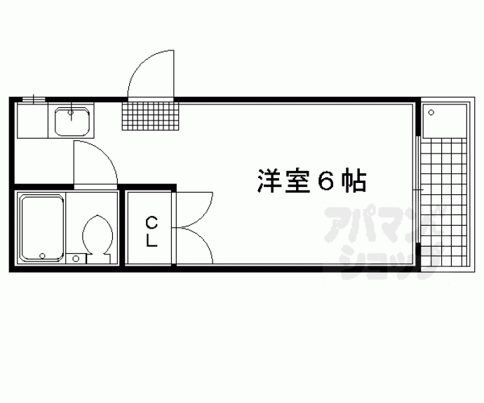 【ハイツナカムラ】間取