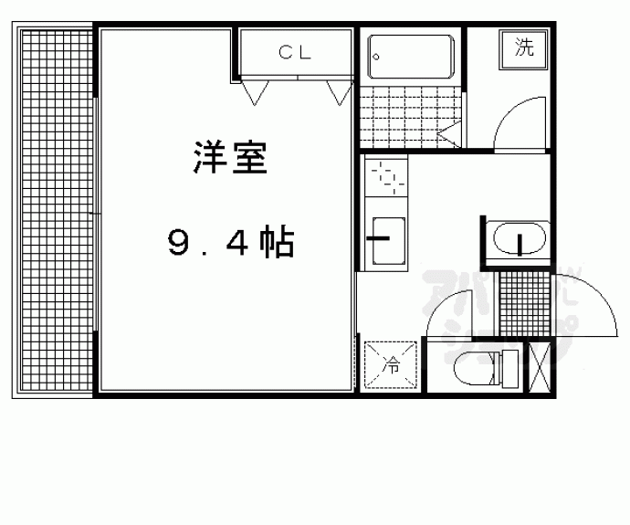 【ウエストポイント堀】間取